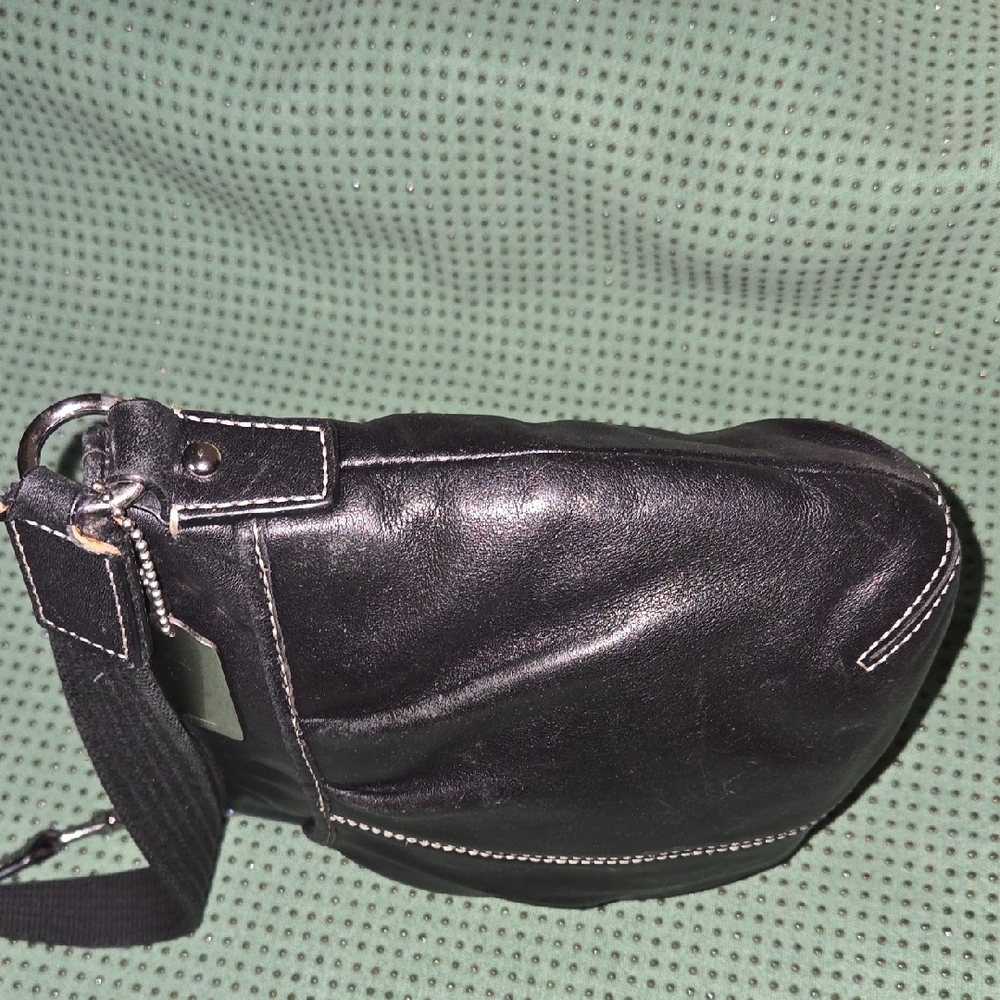 Coach Black Leather Crossbody Bag - Picture 8 of 16